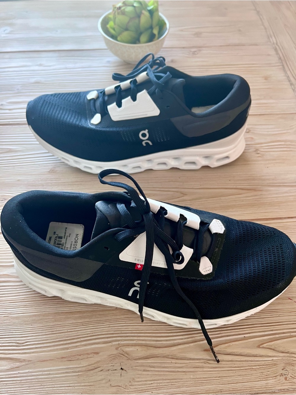 On Cloudsurfer Black and White Women's Sneakers